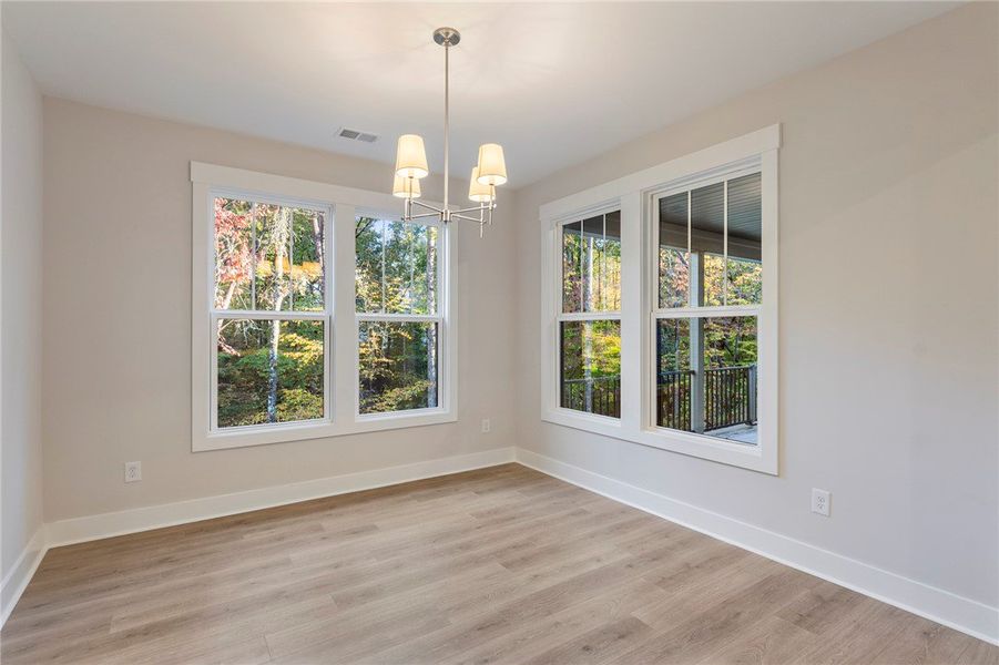 Image is of a different home, same floor plan, dif