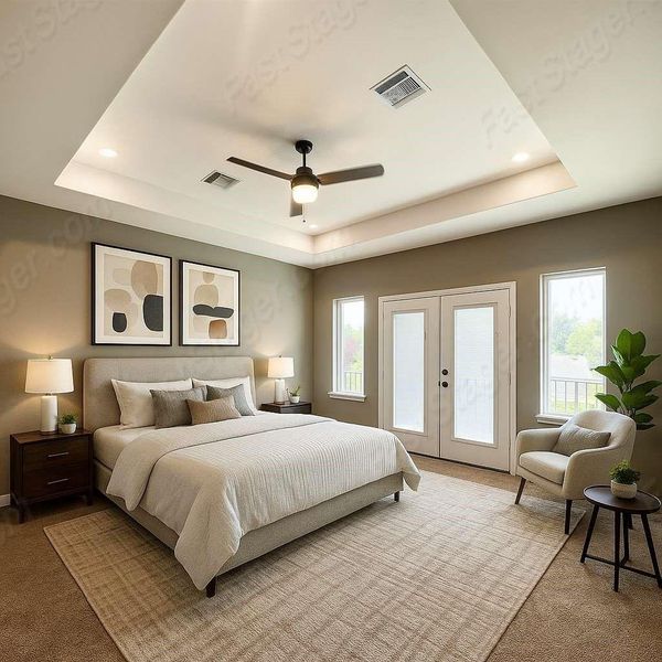 Virtually staged for inspiration. Actual colors and fixtures may vary. Same floor plan as shown. Virtually staged for inspiration. Actual colors and fixtures may vary. Same floor plan as shown.