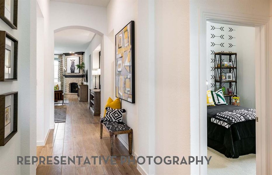 Furnished interior view inside a new home in Gateway Village - The Reserve, Denison (Image 14).
