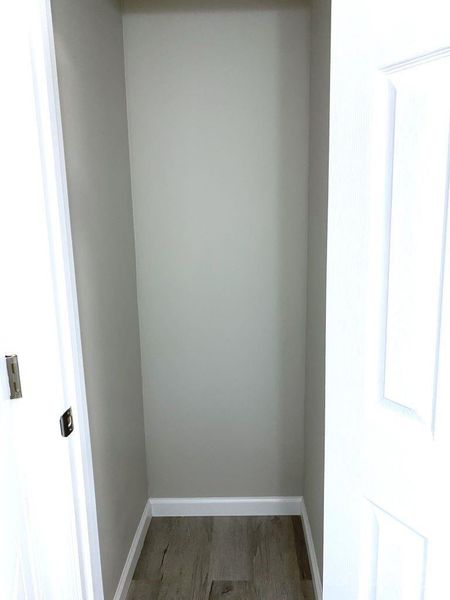 EXTRA STORAGE CLOSET IN BATHROOM
