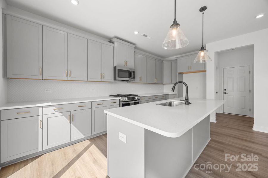 Furnished interior view inside a new home in Lakeside Glen, York (Image 18).