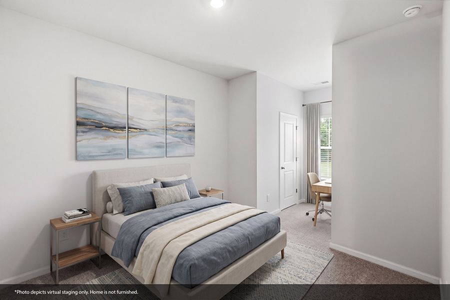 Furnished interior view inside a new home in Lakeview Village, Charlotte (Image 9).