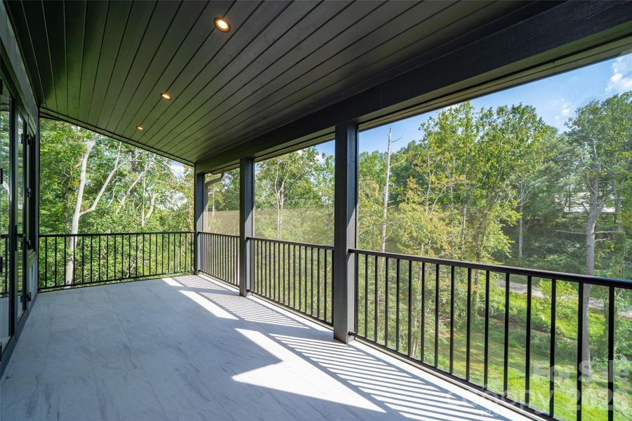Exterior details and patio area of a home in , Arden (Image 3).