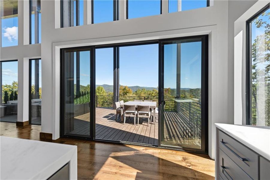 Exterior details and patio area of a home in , Blue Ridge (Image 31). Exterior details and patio area of a home in , Blue Ridge (Image 31).