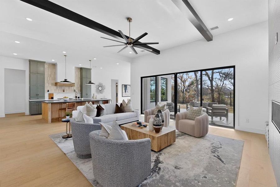 Plus bonus living spaces beyond the glass - enjoy outdoor areas ready for life to extend to those spaces easily.