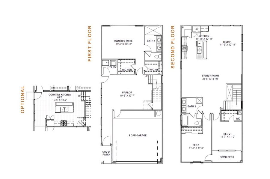2D floor plan layout for the Artemis by Saratoga Homes in Aldine Pines, Houston, TX (Image 2).
