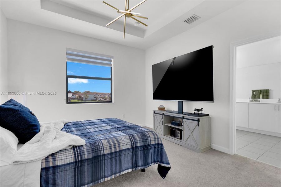 Furnished interior view inside a new home in , Miami (Image 21).