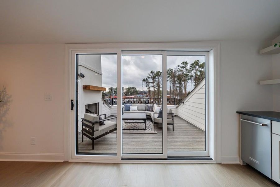 Furnished interior view inside a new home in , Alpharetta (Image 46).
