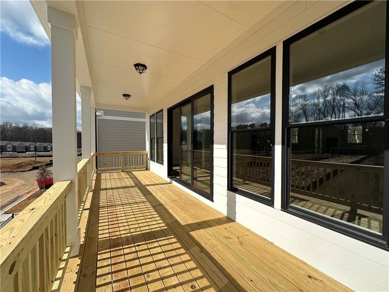 Exterior details and patio area of a home in Waterside Single Family, Peachtree Corners (Image 4).