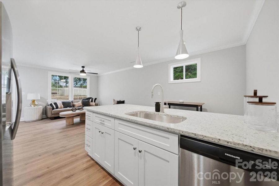 Furnished interior view inside a new home in , Hickory (Image 13).