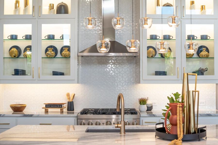 Representative furnished interior of a home built from the Royal Waterford by Grand Homes in Edgewater, Fate (Image 10). Representative furnished interior of a home built from the Royal Waterford by Grand Homes in Edgewater, Fate (Image 10).