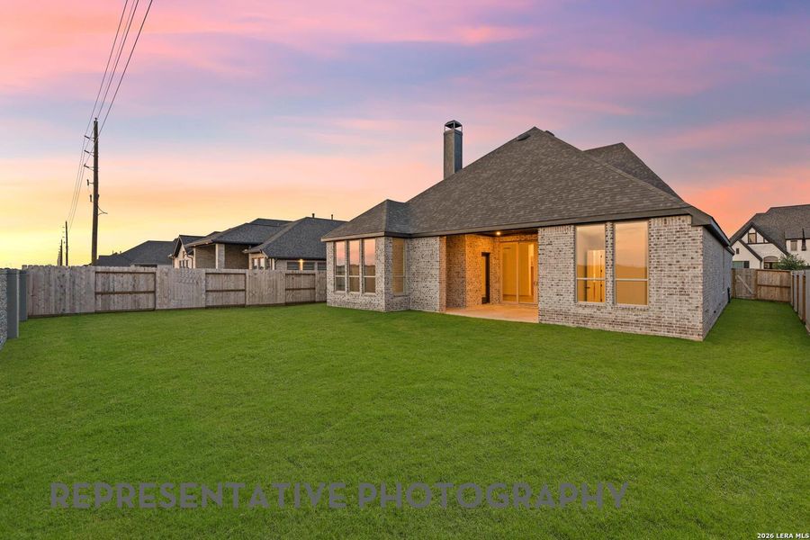 Exterior details and patio area of a home in Mayfair, New Braunfels (Image 19). Exterior details and patio area of a home in Mayfair, New Braunfels (Image 19).