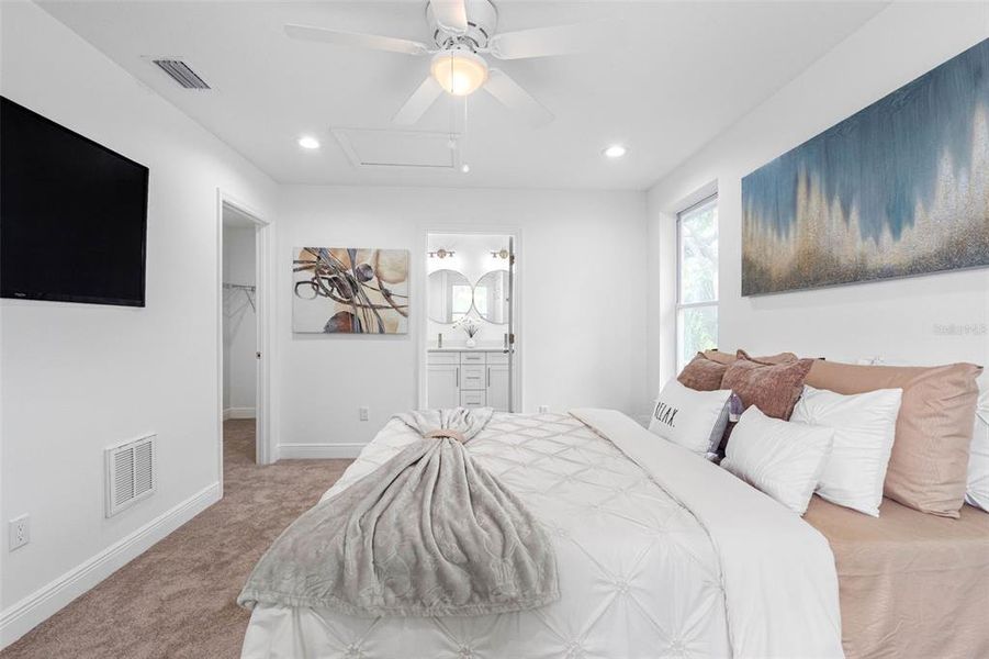 Furnished interior view inside a new home in , Tampa (Image 30).
