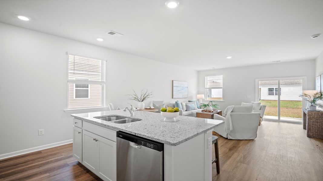 Furnished interior view inside a new home in The Retreat at East Argent, Ridgeland (Image 4).