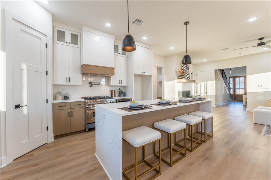 Furnished interior view inside a new home in , Woodway (Image 7). Furnished interior view inside a new home in , Woodway (Image 7).