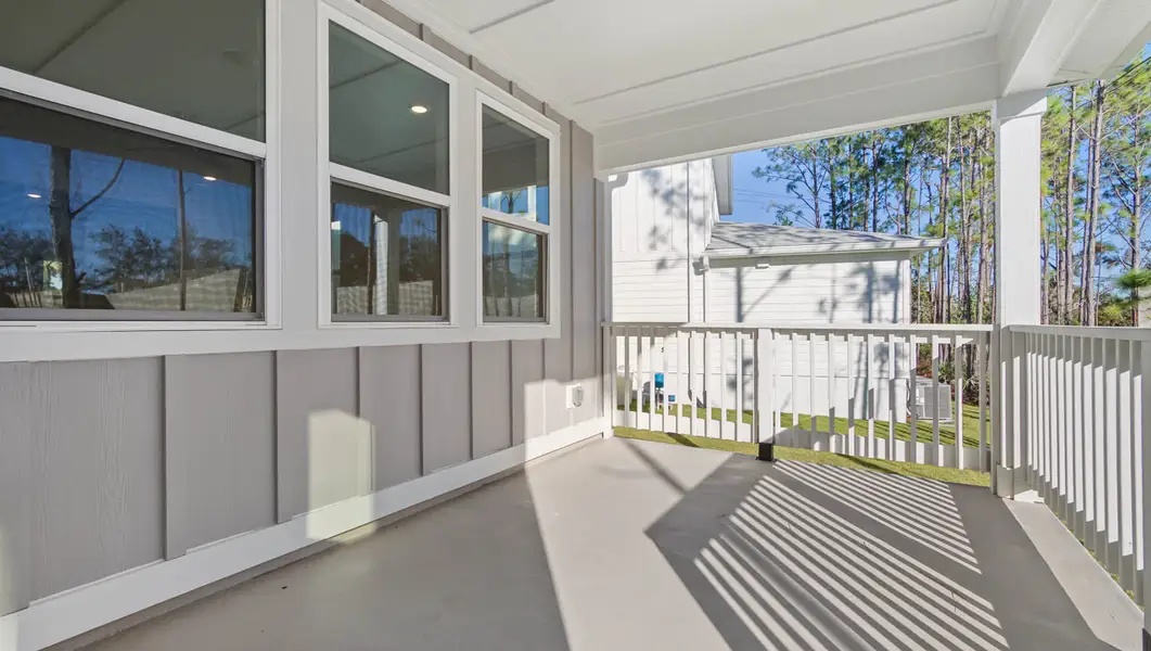 Exterior details and patio area of a home in Parkside, Santa Rosa Beach (Image 2). Exterior details and patio area of a home in Parkside, Santa Rosa Beach (Image 2).