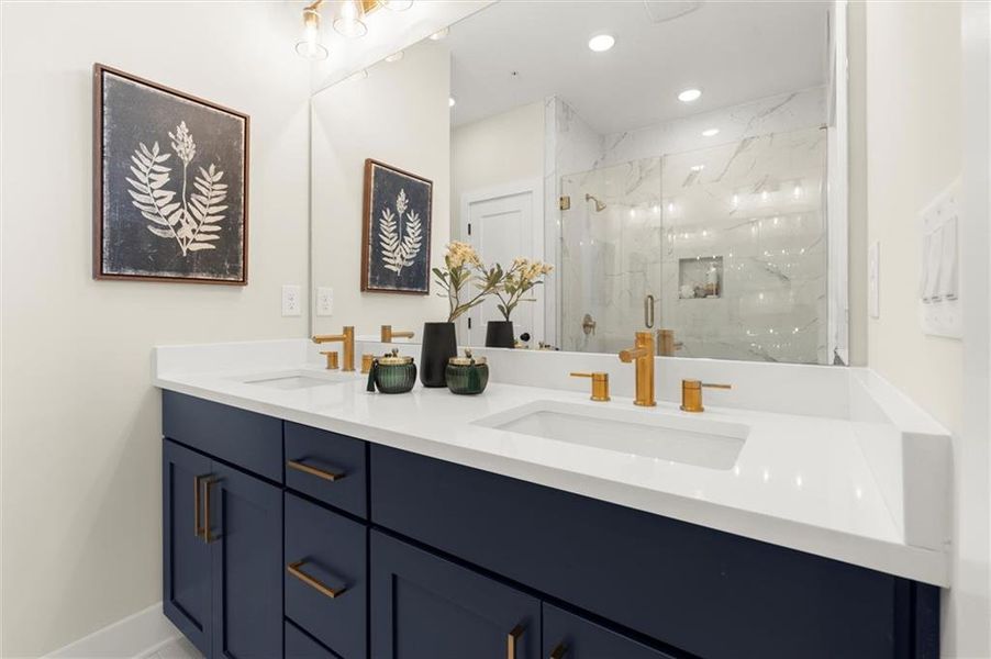 Furnished interior view inside a new home in , Alpharetta (Image 31). Furnished interior view inside a new home in , Alpharetta (Image 31).