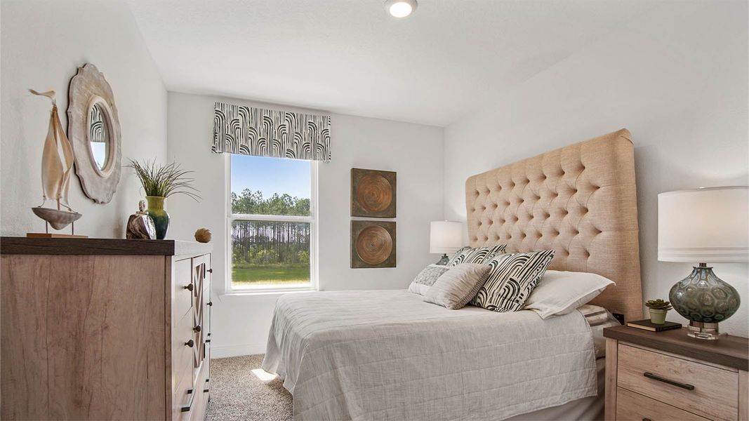 Furnished interior view inside a new home in Bayside at Ward Creek, Panama City Beach (Image 27).
