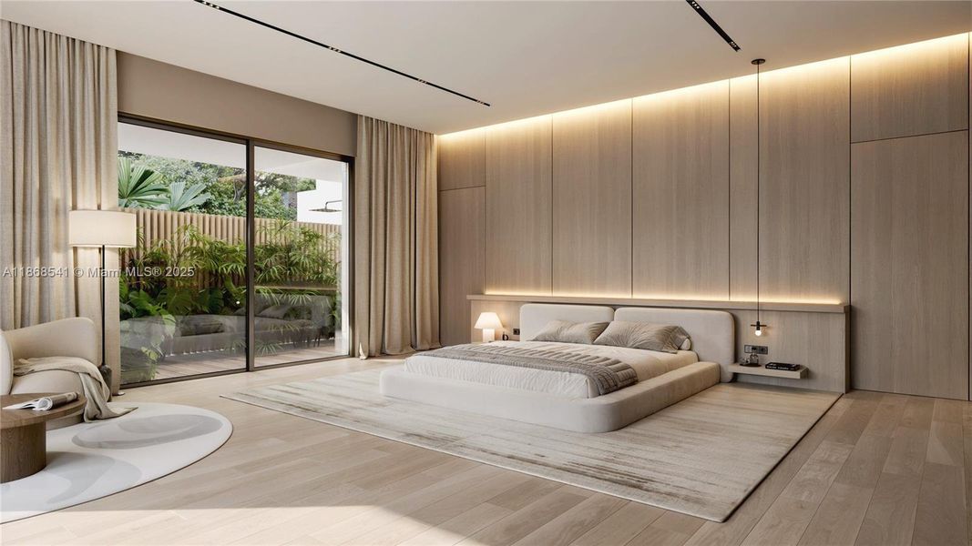 Furnished interior view inside a new home in , Miami (Image 4). Furnished interior view inside a new home in , Miami (Image 4).