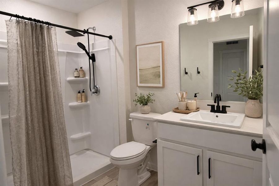 Furnished interior view inside a new home in Tillage Farms, Princeton (Image 9).