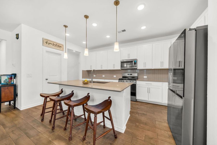 Furnished interior view inside a new home in Mavera, Conroe (Image 9).
