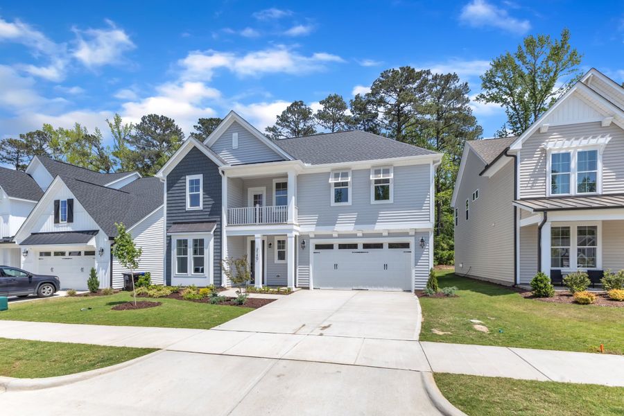 Representative exterior photo of a completed home built from the The Highland by RobuckHomes in Baylee Ridge, Selma, NC (Image 32). Representative exterior photo of a completed home built from the The Highland by RobuckHomes in Baylee Ridge, Selma, NC (Image 32).