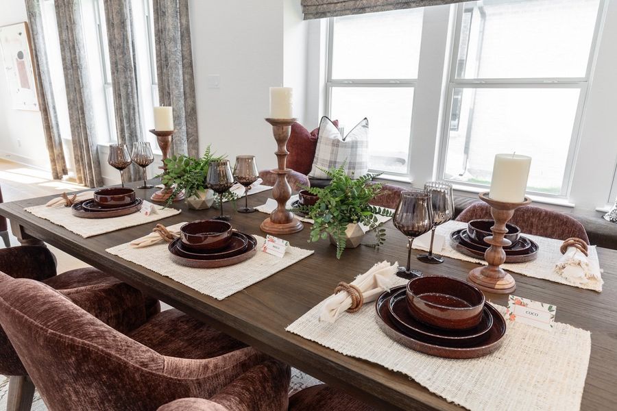 Representative Dining Room - some options shown