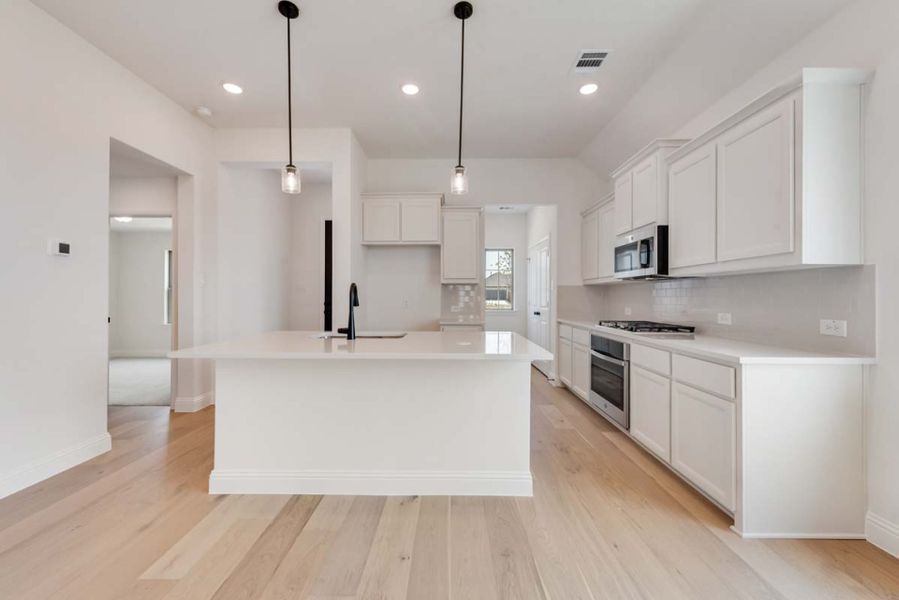 Representative furnished interior of a home built from the Granary by Pacesetter Homes in La Terra at Uptown Celina, Celina (Image 4).