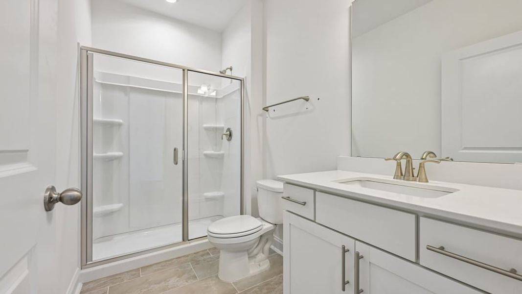 Furnished interior view inside a new home in Eagle Creek, Fuquay Varina (Image 7).