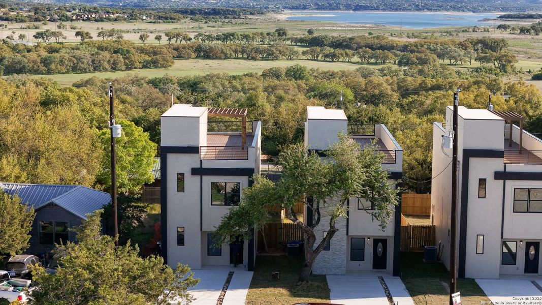 Front exterior of a new home in , Canyon Lake, TX, highlighting curb appeal (Image 1). Front exterior of a new home in , Canyon Lake, TX, highlighting curb appeal (Image 1).