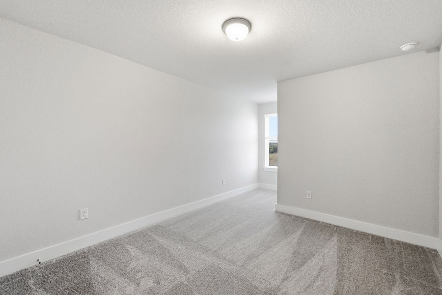 Spacious, unfurnished interior of a new home in The Woodlands at Medina Hills, Mico (Image 37). Spacious, unfurnished interior of a new home in The Woodlands at Medina Hills, Mico (Image 37).