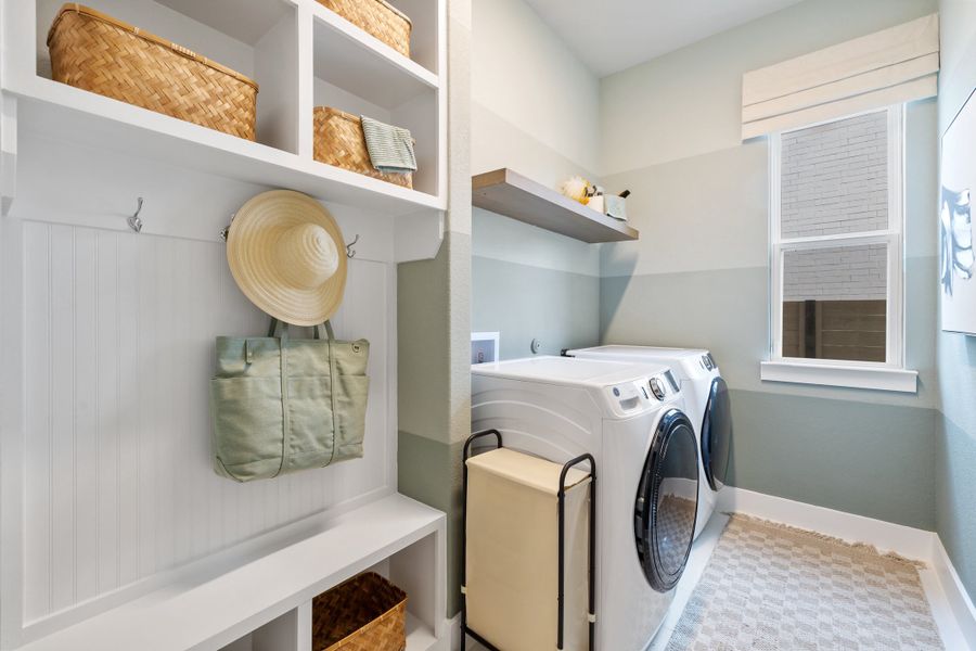 Furnished interior view inside a new home in Heritage, Dripping Springs (Image 10).