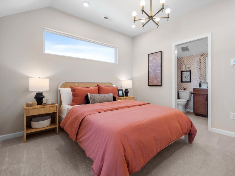 Furnished interior view inside a new home in Southmont, Charlotte (Image 32).