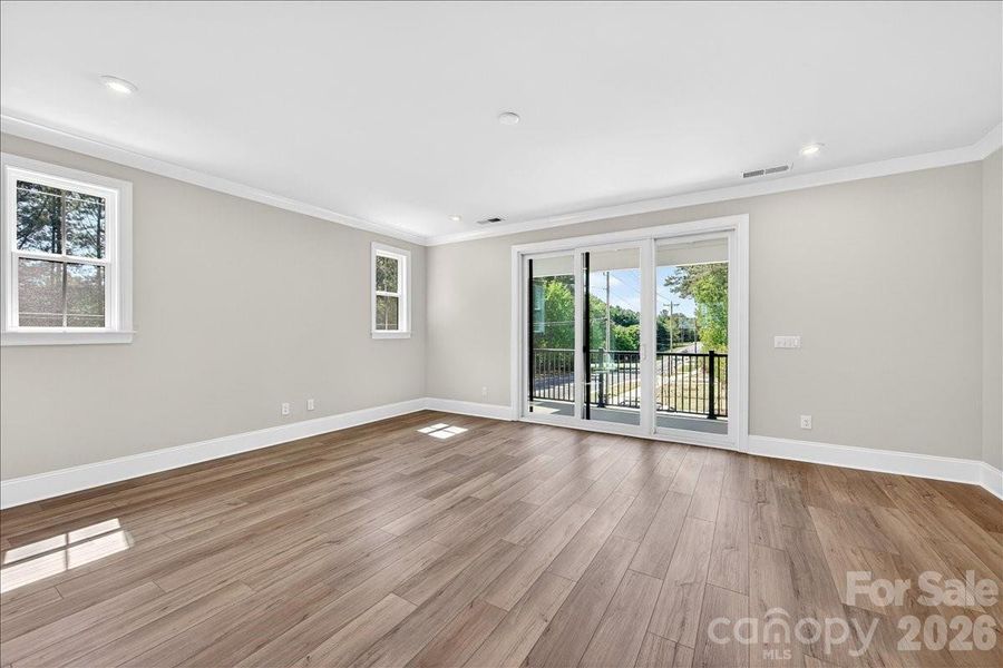 Light filled living room with access to the outdoor living Light filled living room with access to the outdoor living