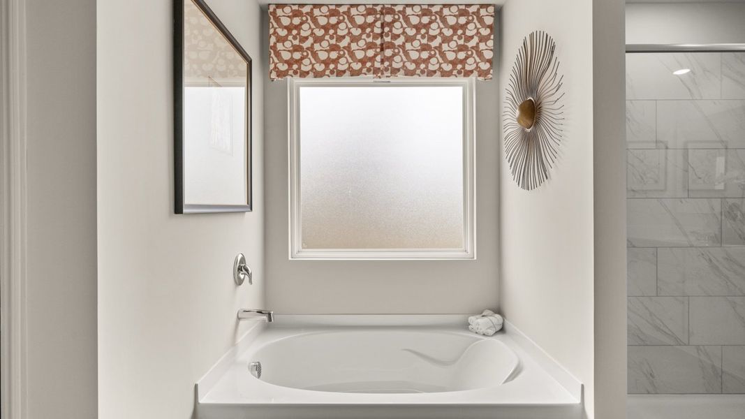 Representative interior finishes for a home built from the Stratford by D.R. Horton in Echo Glen, Stockbridge (Image 19).