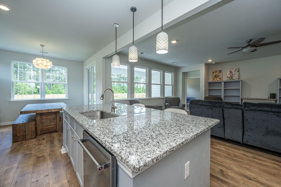 Furnished interior view inside a new home in French Quarter Creek, Huger (Image 15).