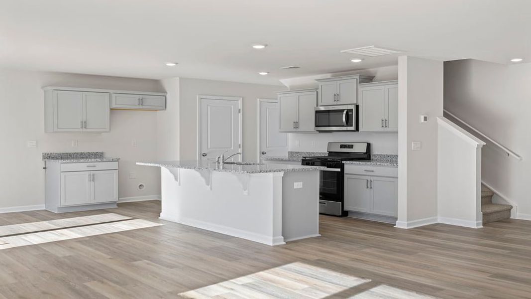 Furnished interior view inside a new home in Cloverdale Hills, Piedmont (Image 6).