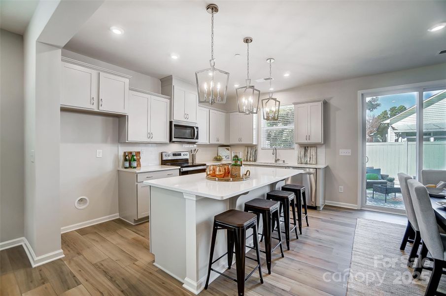 Kitchen with Island-Photo Similar to Subject Property Kitchen with Island-Photo Similar to Subject Property