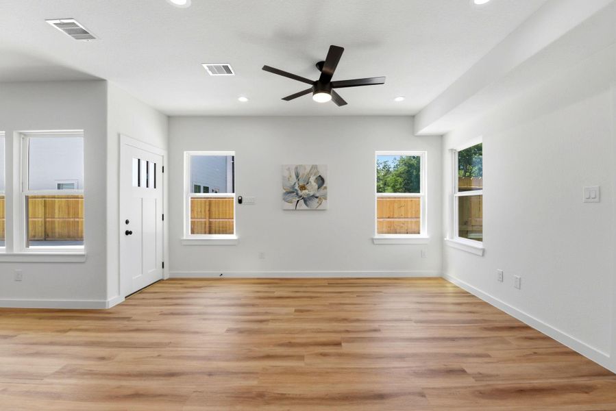 Spacious, unfurnished interior of a new home in , Houston (Image 17). Spacious, unfurnished interior of a new home in , Houston (Image 17).