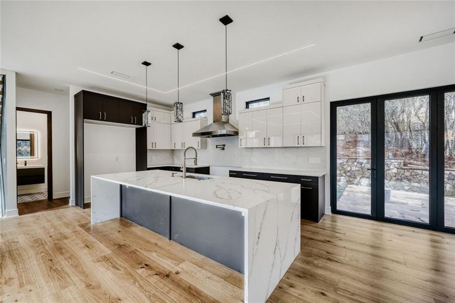 Furnished interior view inside a new home in , Atlanta (Image 8). Furnished interior view inside a new home in , Atlanta (Image 8).