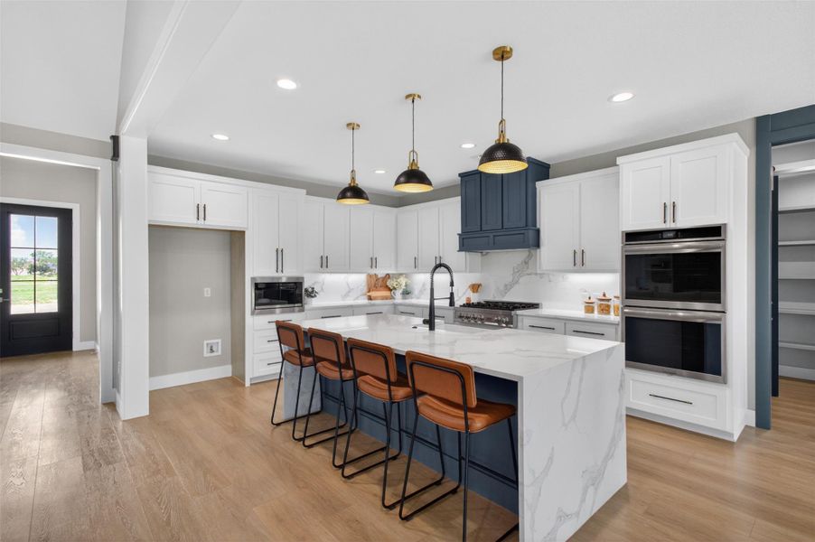 Furnished interior view inside a new home in , Kingsland (Image 9).
