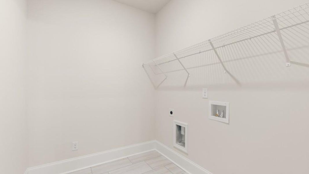 Spacious, unfurnished interior of a new home in Hamptons at Riverwood North, Dallas (Image 30).