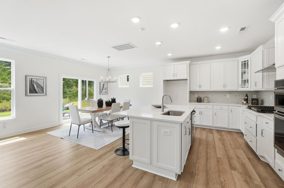 Furnished interior view inside a new home in Ashton Park, Monroe (Image 11).