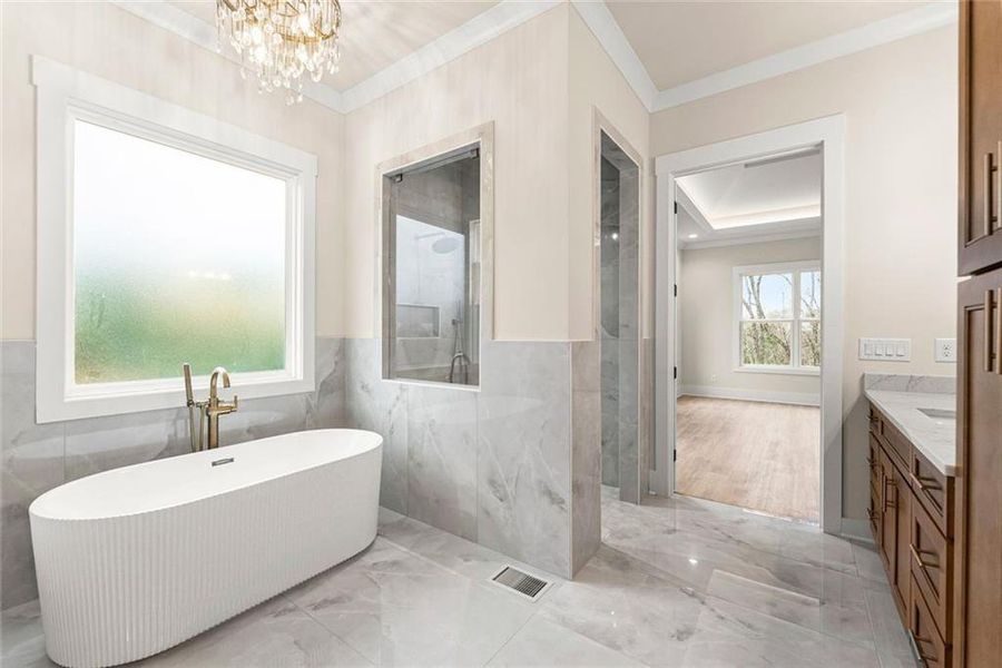 Furnished interior view inside a new home in , Gainesville (Image 10).