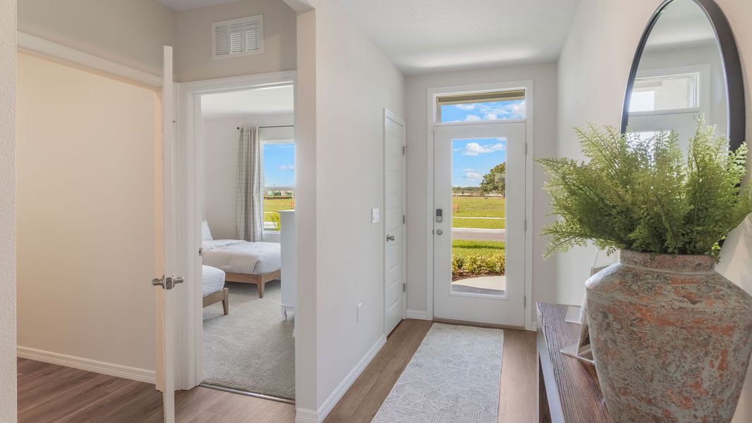 Representative furnished interior of a home built from the CALI by D.R. Horton in Fox Branch, Lakeland (Image 5).