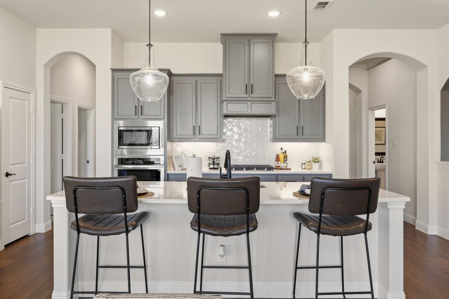 Representative furnished interior of a home built from the Concept 2464 by Risewell Homes in Abe's Landing, Granbury (Image 5). Representative furnished interior of a home built from the Concept 2464 by Risewell Homes in Abe's Landing, Granbury (Image 5).