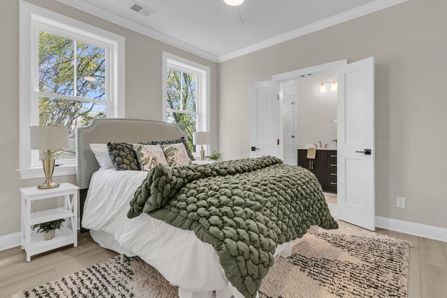 Furnished interior view inside a new home in , Charleston (Image 4).