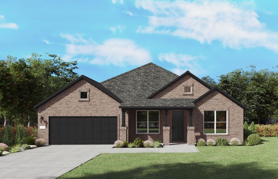 Representative exterior photo of a completed home built from the Azle by Pulte Homes in Mission Hills, Garland, TX (Image 28).
