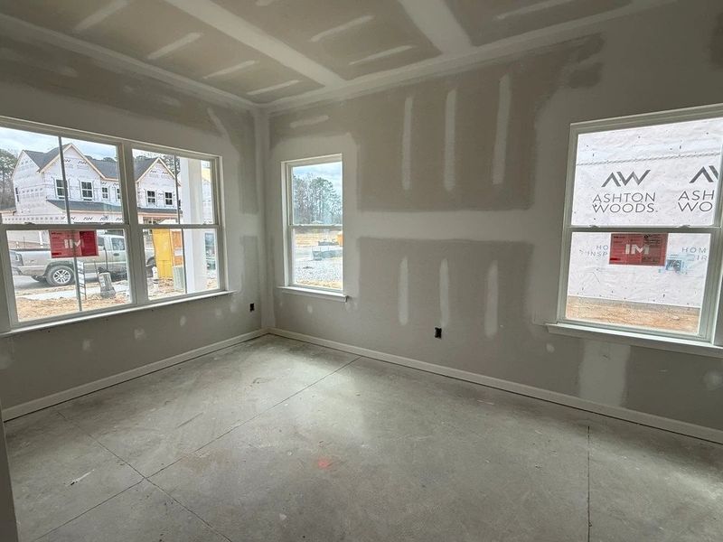 In-progress construction of a new home in The Point, Rolesville, NC (Image 6).