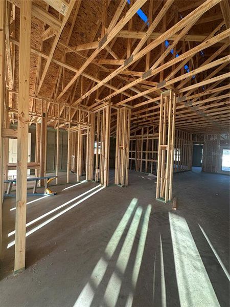 In-progress construction of a new home in Densan Park, Oxford, FL (Image 23).